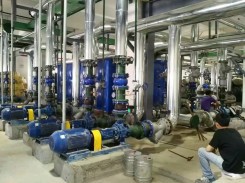 清水離心泵(bèng)使用現場