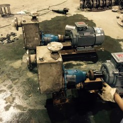 化工(gong)泵使用現(xiàn)場